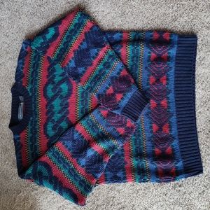 Vintage 90s Beautiful MiUSA Large Sweater Crossing